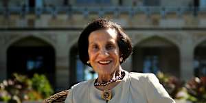 Dame Marie Bashir,Governor of NSW,at Government House in her last week as NSW Governor,Spetember,2014.