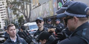 Driver fined,more protesters charged in second day of CBD climate protests