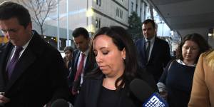 NSW Labor boss Kaila Murnain at the Independent Commission Against Corruption on Wednesday.