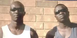 Brothers Juma Chol (left) and Zackaria Chol (right),originally from Sudan,are among the 84 who have been freed from indefinite detention after a High Court ruling. 