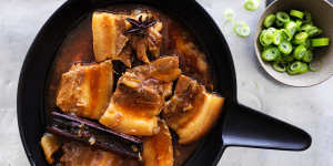 Pork belly (pictured) also works in this recipe.