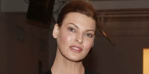 Linda Evangelista attends the Timo Weiland Women’s MADE Fashion Week at Milk Studios in New York City,2013.