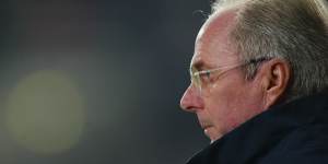 Sven-Goran Eriksson changed England’s entire team at half-time.