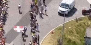 Tour de France teams hit out as fan taking selfie triggers mass crash