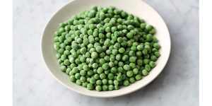 Frozen peas add a pop of green to pies,pasta and pesto.