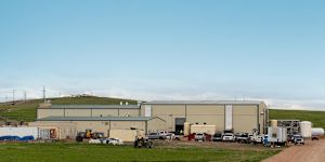 Peninsula Energy’s Lance in-situ uranium plant in Wyoming,USA.