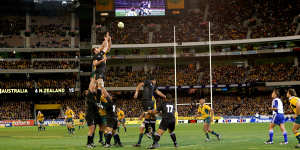 The Wallabies at the MCG in 2007.