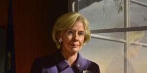 Heimans’ portrait of former governor-general Quentin Bryce,who calls him a “genius”.