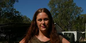 Natalie Taylor says the flood maps have unfairly affected her land. 