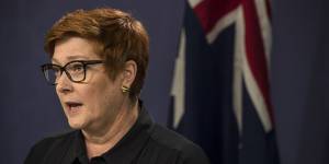 Minister for Foreign Affairs Marise Payne.