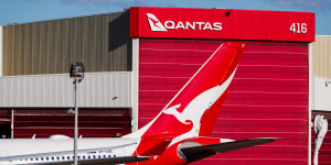 Qantas sees less turbulent skies ahead after three years of heavy losses.