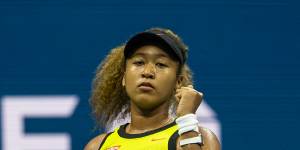 Japan’s Naomi Osaka pictured during the 2021 US Open. 