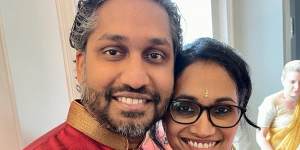 Chandran with her brother,Narendran,who describes her as “almost OCD”.