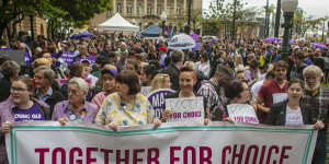 Pro-choice supporters who rallied in Brisbane on the weekend had a victory on Wednesday night,when reforms were passed.
