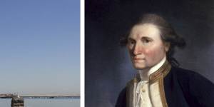 Captain James Cook Botany Bay composite.