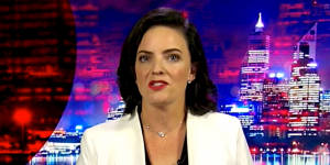 Emma Husar said on Q+A that she had been forced to move to Perth after unproven allegations were made against her. 