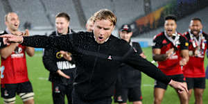 Scott Robertson has won four Super Rugby titles and two Super Rugby NZ crowns with the Crusaders.
