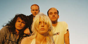 Amyl and the Sniffers are among the Australian artists on stage at Coachella this month.