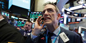 Tech shares crumbled on Wall Street. 