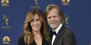 Huffman is married to William H Macy,with whom she has two adult daughters.