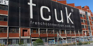 The famous “fcuk” logo.