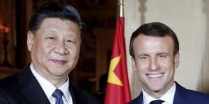 Xi courts Macron hoping to put distance between Europe and US