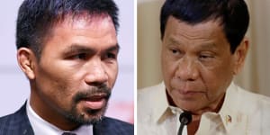 Boxing superstar Manny Pacquiao announces run for Philippines president