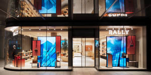 The new flagship Bally Haus store at 388 George Street,Sydney