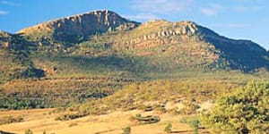 Good life ... the rugged Flinders Ranges landscape.