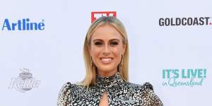 Sylvia Jeffreys arrives at the 2019 Logie Awards at The Star Casino on the Gold Coast,Sunday,June 30,2019. (AAP Image/Dan Peled) NO ARCHIVING,EDITORIAL USE ONLY