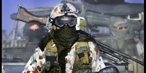 SAS soldiers on patrol in Afghanistan.