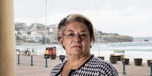 Sally Betts at Bondi Beach in 2018.