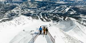 The view from the top – looking from Big Sky’s Lone Mountain into the Montana wilderness.