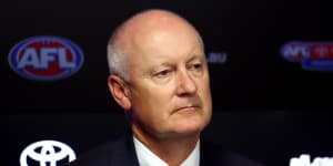 AFL Commission chairman Richard Goyder.