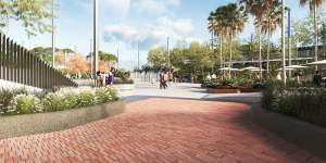 Artists drawings of a $60 million'European-style'plaza set to rival Federation Square that will be built in the heart of Prahran called Cato Street.