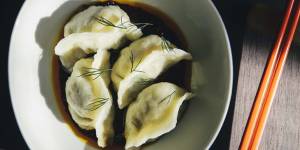Menu mainstay:Tang's prawn dumplings have made the move.