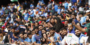 India and Pakistan fans have turned up to the World Cup in vast numbers.