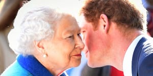 The Queen and Prince Harry had at one stage enjoyed a close,playful rapport.