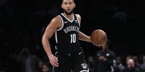 Sidelined:Nets’ playmaker Ben Simmons has a nerve issue,and is having treatment on his back and hip.