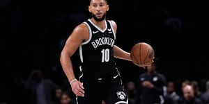 Sidelined:Nets’ playmaker Ben Simmons has a nerve issue,and is having treatment on his back and hip.