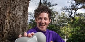 Purple Wiggle Lachy is excited The Wiggles’ Elephant cover is a favourite to win Triple J’s Hottest 100 this year.