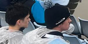 Shark Park during an NRL match resembles a bomb site