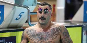 Australian swimmer Kyle Chalmers.