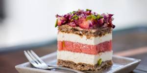 Black Star Pastry’s signature watermelon cake.