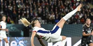 Norway’s Ada Hegerberg in action at the 2023 World Cup.