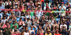 The crowds in Birmingham have set a UK attendance record for the Commonwealth Games.