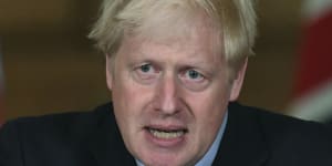Britain's Prime Minister Boris Johnson ready to break treaty.