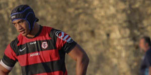 Heinz Lemoto playing in his first u21 game for Toulouse.