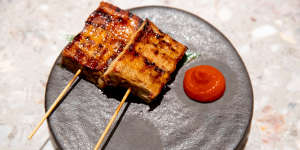 Go-to dish:Pork belly skewers. 
