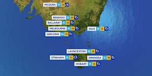 National weather forecast for Wednesday May 7